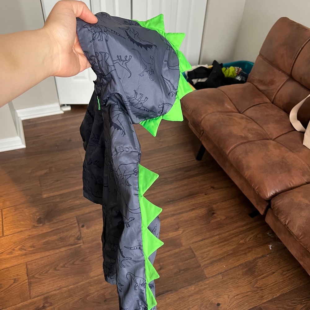 Dinosaur Jacket with Green Spikes